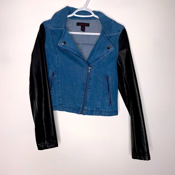 Seductions Black and Jean Jacket. - Picture 3 of 6